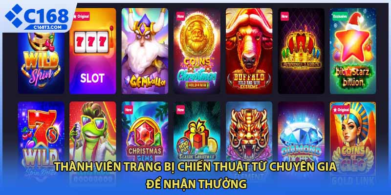 Thành viên trang bị chiến thuật từ chuyên gia để nhận thưởng